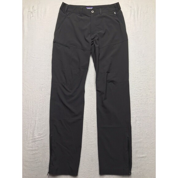 PATAGONIA Terravia Trail Pant Men 32x31 Black Hiking Performance Stretch - Picture 1 of 16